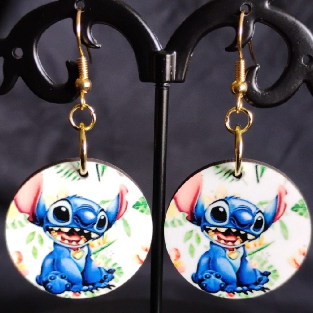 Hand Crafted Stitch Earrings
